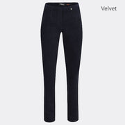 Robell Marie Full Length Trouser 51414-54362-691 (Navy Velvet)