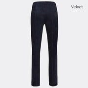 Robell Marie Trouser 51414-54362-691 (Navy Velvet) - SHORTER LENGTH 29"