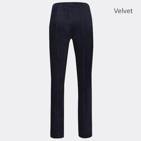 Robell Marie Trouser 51414-54362-691 (Navy Velvet) - SHORTER LENGTH 29"