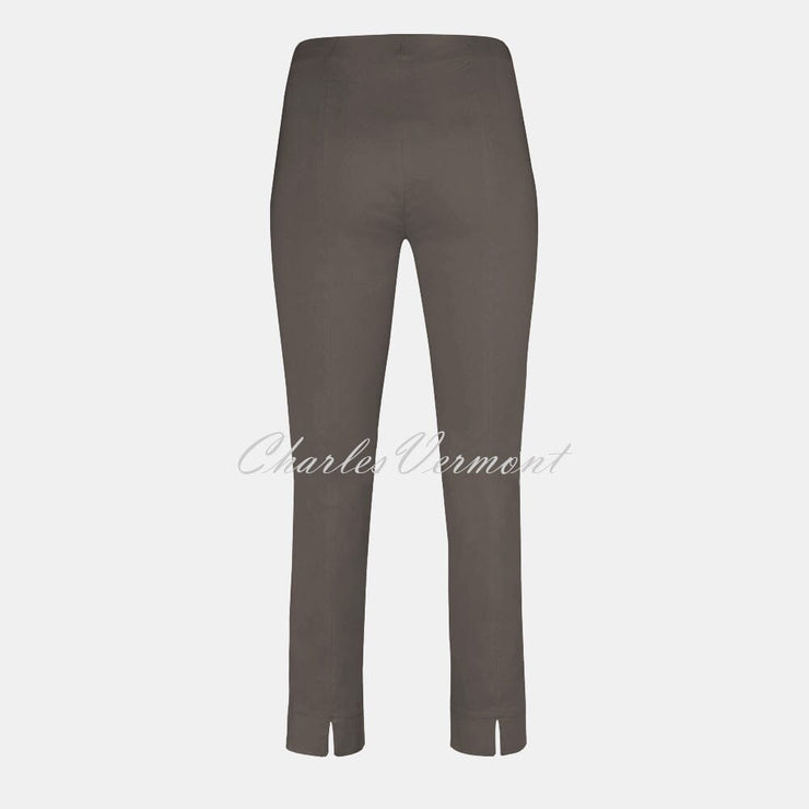 Robell Rose 09 - 7/8 Cropped Super Slim Trouser 51527-54025-38 – Ultra Thin Fleece Lined (Almond)