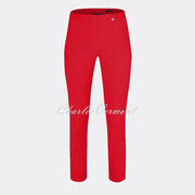 Robell Rose 09 - 7/8 Cropped Super Slim Trouser 51527-5499-40 (Red)