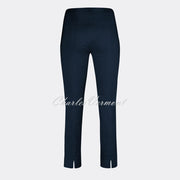 Robell Rose 09 - 7/8 Cropped Super Slim Trouser 51527-54025-69 – Ultra Thin Fleece Lined (Navy)