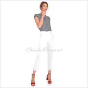 Robell Bella 09 – 7/8 Cropped Trouser 51545-5499-10 (White)