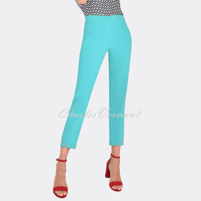 Robell Bella 09 – 7/8 Cropped Trouser 51545-5499-750 (Pacific Turquoise)