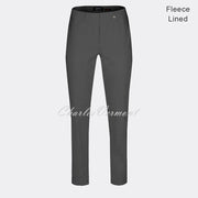 Robell Bella Trouser 51559-54025-97 - Fleece Lined (Anthracite) – SHORTER LENGTH 29”