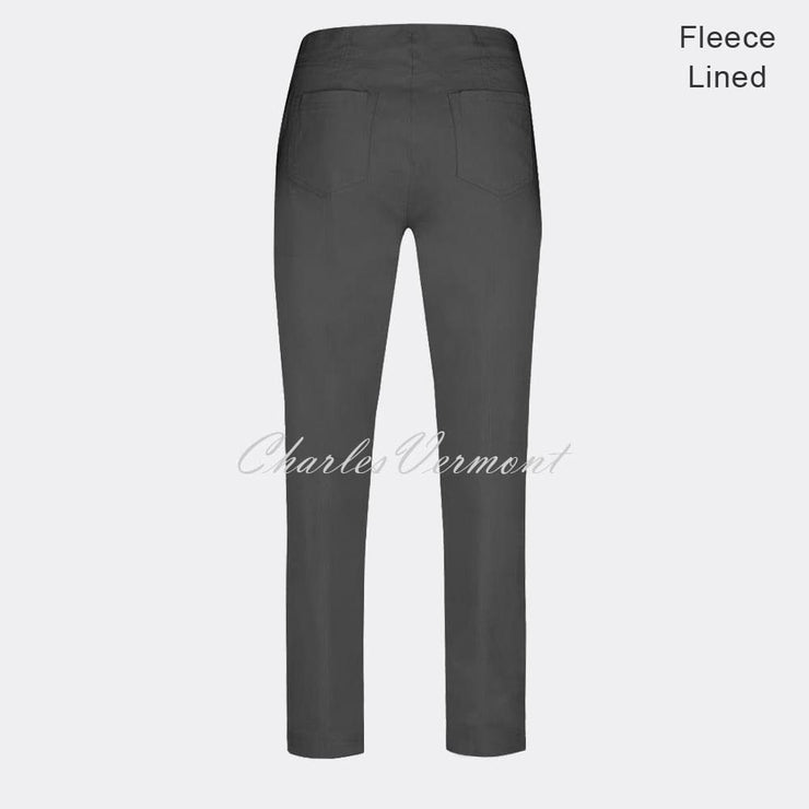 Robell Bella Trouser 51559-54025-97 - Fleece Lined (Anthracite) – SHORTER LENGTH 29”