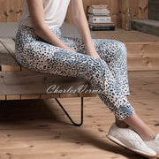 Robell Bella 09 – 7/8 Cropped Trouser 51560-54101-62 (Blue Animal Print)
