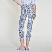 Robell Bella 09 – 7/8 Cropped Trouser 51560-54101-62 (Blue Animal Print)