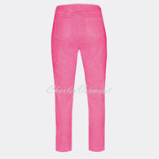 Robell Bella 09 – 7/8 Cropped Trouser 51560-54401-430 (Flamingo Pink Jacquard)