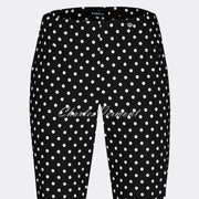 Robell Bella 09 - 7/8 Cropped Slim Fit Trouser 51560-54570-90 (Black/White)