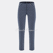 Robell Bella 09 - 7/8 Cropped Trouser 51560-54737-69 (Navy)