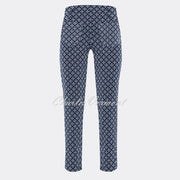 Robell Bella 09 - 7/8 Cropped Trouser 51560-54737-69 (Navy)