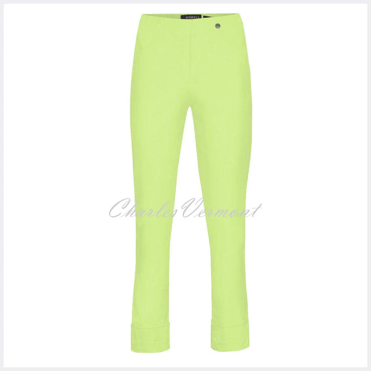 Robell Bella 09 – 7/8 Cropped Trouser 51568-5499-810 (Lime Green)