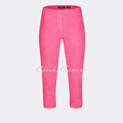 Robell Marie 07 Capri 51576-54401-430 (Flamingo Pink Jacquard)