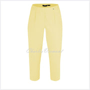 Robell Marie 07 Capri Trouser 51576-5499-210 (Soft Lemon)