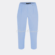 Robell Marie 07 Capri Trouser 51576-5499-610 (Powder Blue)