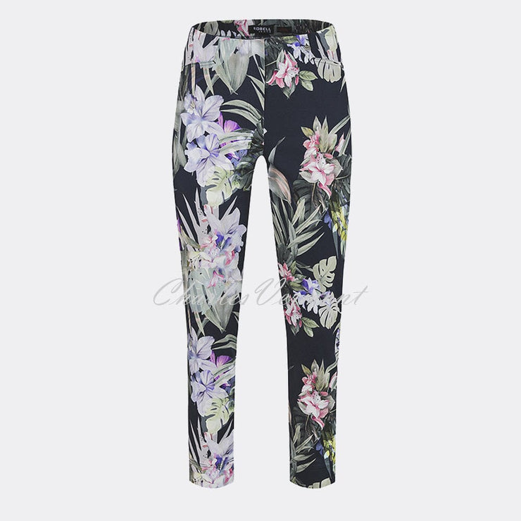 Robell Rose 09 – 7/8 Cropped Trouser 51630-54842-69