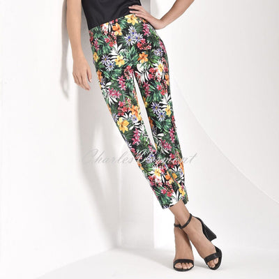 Robell Rose 09 – 7/8 ‘Jungle Print’ Cropped Jean 51630-54858-90