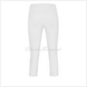 Robell Rose 07 Super Slim Capri Trouser 51636-5499-10 (White)