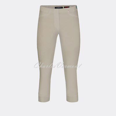 Robell Rose 07 Super Slim Capri Trouser 51636-5499-13 (Light Taupe)