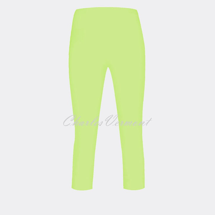 Robell Rose 07 Super Slim Capri Trouser 51636-5499-810 (Lime Green)