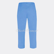 Robell Marie 07 – Cotton Rich Capri Trouser 51664-54056-60 (Provence Blue)