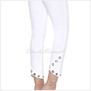 Robell Rose 09 - 7/8 Cropped Trouser 51666-5499-10 (White)