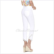 Robell Rose 09 - 7/8 Cropped Trouser 51666-5499-10 (White)