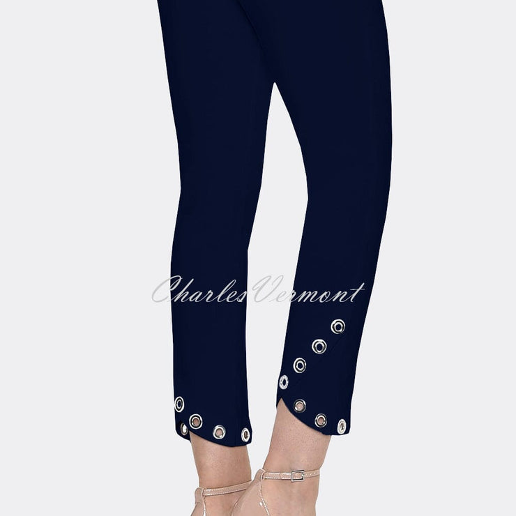 Robell Rose 09 - 7/8 Cropped Trouser 51666-5499-69 (Navy)