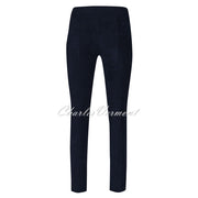 Robell Rose Full Length Super Slim Trouser 52422-54025-69 - Ultra Thin Fleece Lined (Navy)