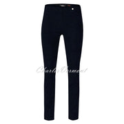 Robell Rose Full Length Super Slim Trouser 52422-54025-90 - Ultra Thin Fleece Lined (Black)