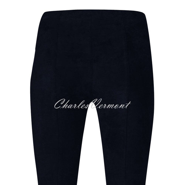 Robell Rose Full Length Super Slim Trouser 52422-54025-90 - Ultra Thin Fleece Lined (Black)