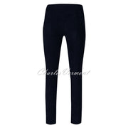 Robell Rose Full Length Super Slim Trouser 52422-54025-90 - Ultra Thin Fleece Lined (Black)