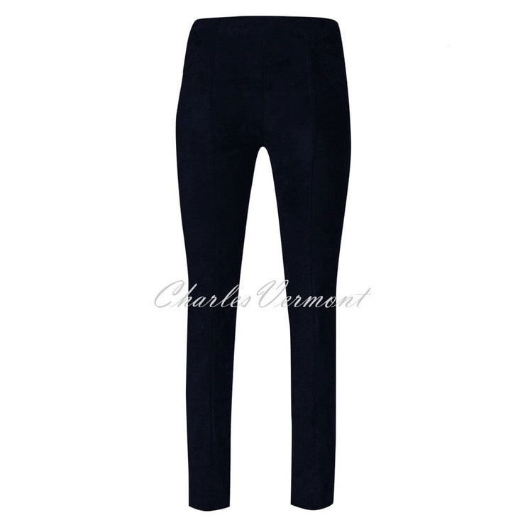 Robell Rose Full Length Super Slim Trouser 52422-54025-90 - Ultra Thin Fleece Lined (Black)