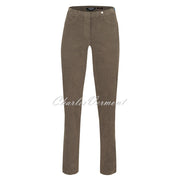 Robell Bella Full Length Trouser 52457-54363-17 (Taupe Needle Cord)