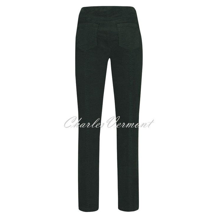 Robell Bella Trouser 52457-54363-187 (Forest Green Needle Cord) - SHORTER LENGTH 29"