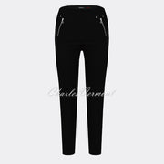 Robell Nena 09 – 7/8 Cropped Trouser 52490-5499-90 (Black)