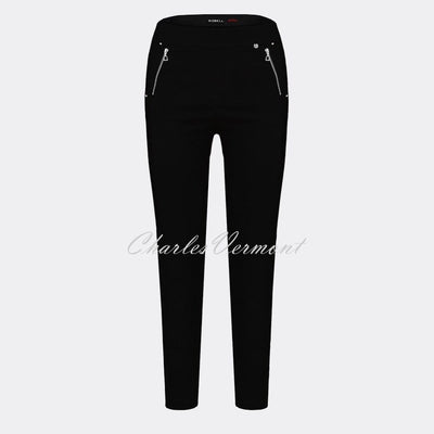Robell Nena 09 – 7/8 Cropped Trouser 52490-5499-90 (Black)