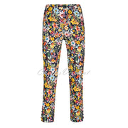 Robell Lena 09 – 7/8 Cropped Trouser 52513-54044-69 (Floral Print)