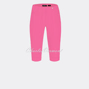Robell Bella 05 Seersucker Bermuda Short 52643-54554-430 (Flamingo Pink)