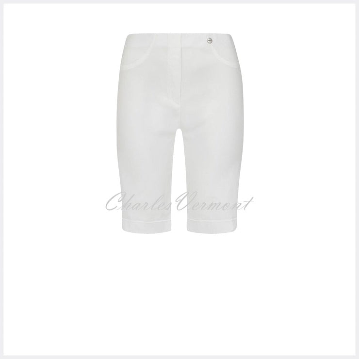 Robell Bella 04 - Short 52665-5499-10 (White)