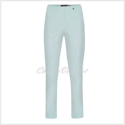 Robell Bella 09 – 7/8 Cropped Cotton Rich Trouser 52682-54056-71 (Chalk Blue)