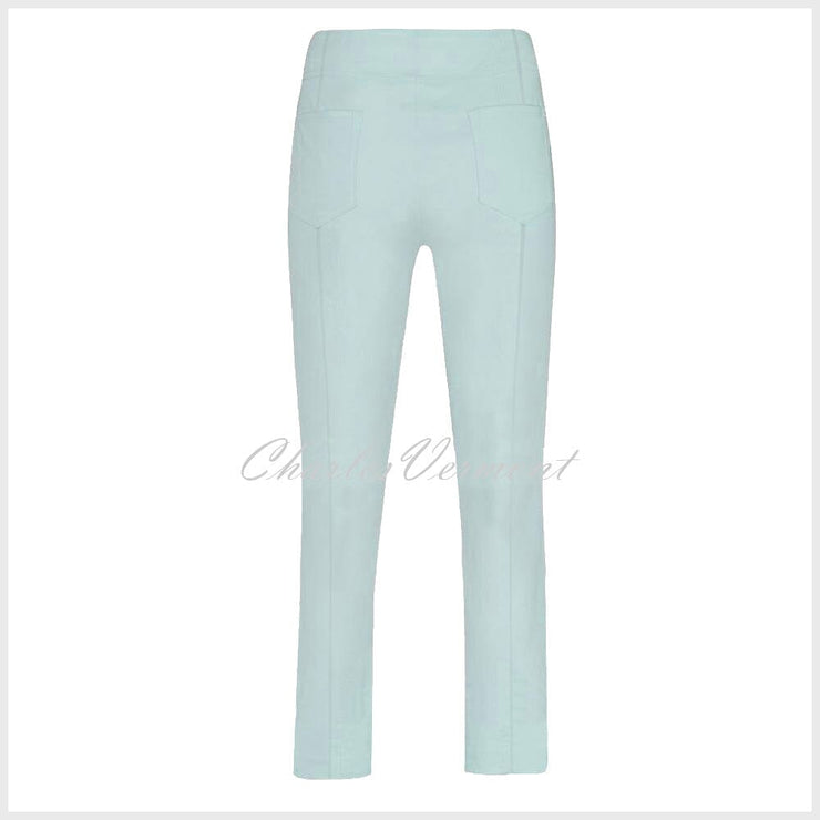 Robell Bella 09 – 7/8 Cropped Cotton Rich Trouser 52682-54056-71 (Chalk Blue)