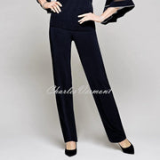 Tia Wide Leg Trouser - Style 71179-7093-6903 (Navy)