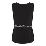Tia Square Neck Camisole – Style 74343-7093-9000 (Black)