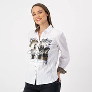 Just White Blouse – Style J1157